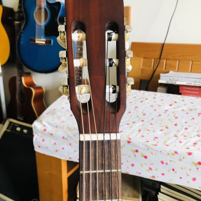 Đàn guitar classic mini DVE70C size 3/4 đàn ghita dành cho trẻ em + Tặng giá trình, Bao da phụ kiện đàn guitar