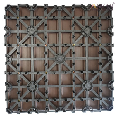 Sàn Vỉ Gỗ Nhựa Composite Cao Cấp, Lót Sàn Ban Công Nhà Tắm, Vỉ Dày Chắc Chắn Có Vít Ốc Dưới Nan, Màu Nâu Mới, Dễ Dàng Lắp Đặt