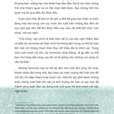 Sách - Hãy Để Tâm Trí Tôi Yên - Hướng Dẫn Loại Bỏ “Suy Nghĩ Tiêu Cực” Cho Người Dễ Lo Âu