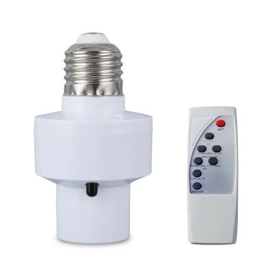 Đui đèn điều khiển từ xa không dây E27 Chức năng hẹn giờ - Điều khiển đèn từ xa