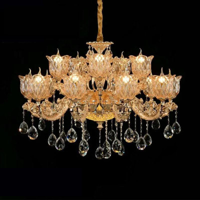 Đèn chùm COSHIA trang trí nội thất 15 độc đáo loại chuẩn xịn - kèm bóng LED chuyên dụng (ảnh thật 100%)