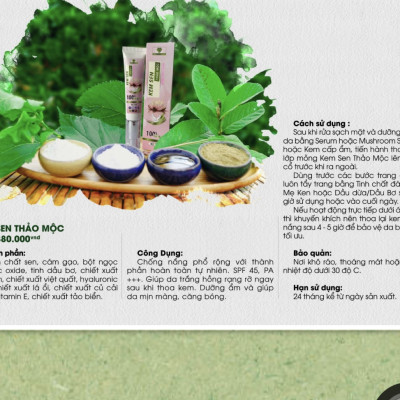 Kem sen thảo mộc MẸ KEN (30ml) kem chống nắng SPF45, PA+++
