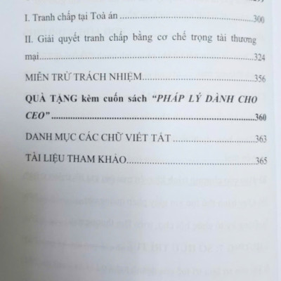Pháp lý dành cho CEO