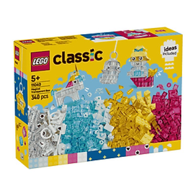 Đồ Chơi Lắp Ráp Hộp Trong Suốt Kỳ Diệu LEGO CLASSIC 11040 (340 chi tiết)