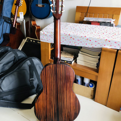 Đàn guitar classic mini DVE70C size 3/4 đàn ghita dành cho trẻ em + Tặng giá trình, Bao da phụ kiện đàn guitar