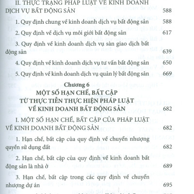 Pháp luật về kinh doanh bất động sản (Sách chuyên khảo)