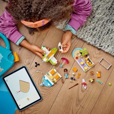 LEGO FRIENDS 42672 Đồ Chơi Lắp Ráp Vali Du Lịch Biển Sáng Tạo (188 chi tiết)