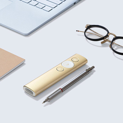 Bút trình chiếu từ xa Logitech Spotlight - không dây đến 30m, kết nối Bluetooth và USB, phóng to để nhấn mạnh, điều khiển con trỏ bật video - Hàng chính hãng