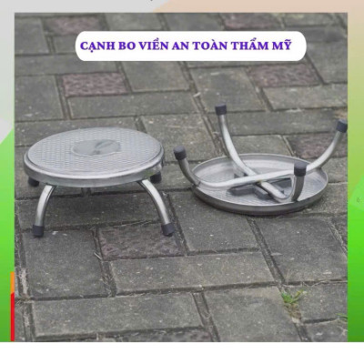 Ghế Thấp Inox Đa Năng – Ghế Ngồi Xổm, Nhặt Rau Tiện Lợi Cho Mọi Nhà - HÀNG CHÍNH HÃNG MINIIN