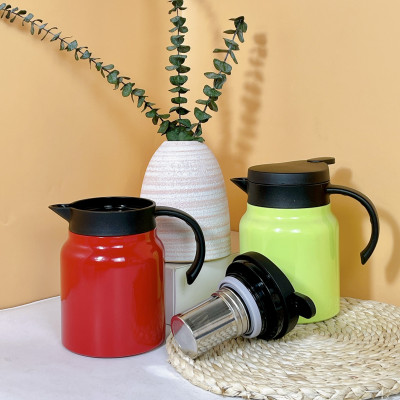 Bình trà giữ nhiệt gốm sứ GOSU dung tích 1000ml