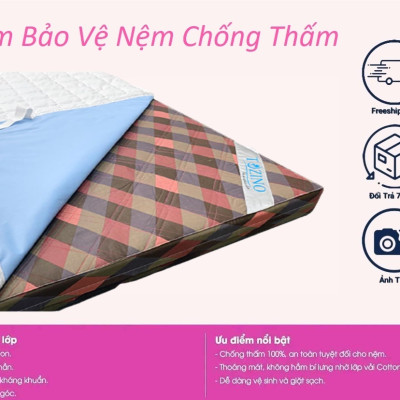 TẤM LÓT BẢO VỆ NỆM HÀNG KHÁCH SẠN CAO CẤP 1M/1M2/1M4/1M6/1M8/2M/2M2