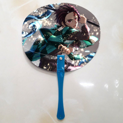 Qụat cầm tay in ảnh 2 mặt khác nhau Kimetsu no Yaiba