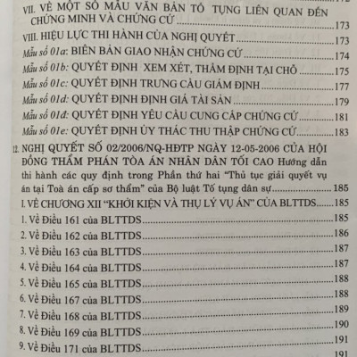 Hệ thống các nghị quyết của Hội đồng Thẩm phán Tòa án nhân dân tối cao về dân sự và tố tụng dân sự từ 1990-2023