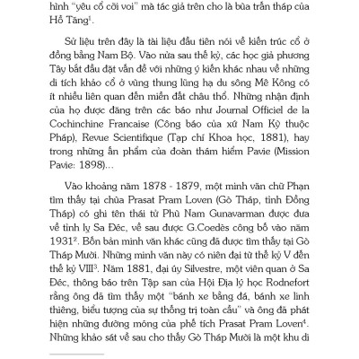 Kiến Trúc Trong Văn Hóa Óc Eo - Hậu Óc Eo Ở Nam Bộ (Tái bản)