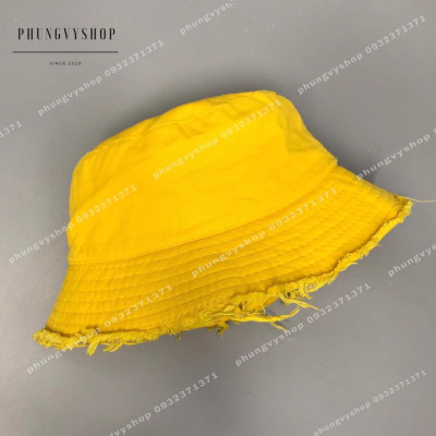 Mũ bucket vành tua rách