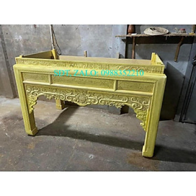 bàn thờ đứng bằng gỗ mít ta chân 16cm