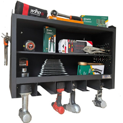 Tủ dụng cụ treo tường màu đen