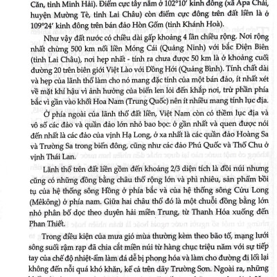 Việt Nam - Lãnh Thổ Và Các Vùng Địa Lý