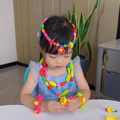 Đồ Chơi Cho Bé Gái, Đồ Chơi Xâu Hạt 550 Chi Tiết, Làm Trang Sức Giúp Bé Tăng Tư Duy Sáng Tạo, Đồ Chơi Trẻ Em HT SYS