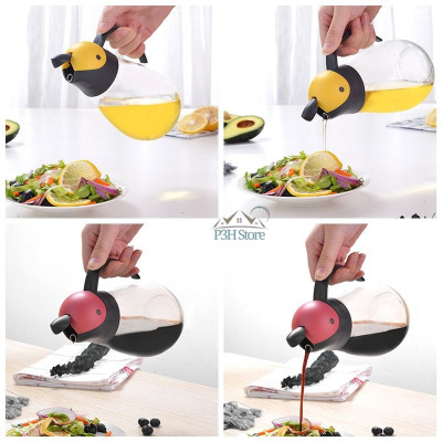 Bình thủy tinh đựng dầu tự động mở nắp Lock&Lock CKO101 CKO201 LLG706