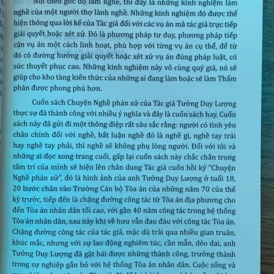 Chuyện nghề phán xử- những dòng chảy của ký ức