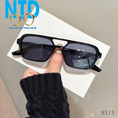 Gọng kính NTD9315 chữ nhật  phong cách retro thời trang Hàn Quốc chống tia uv