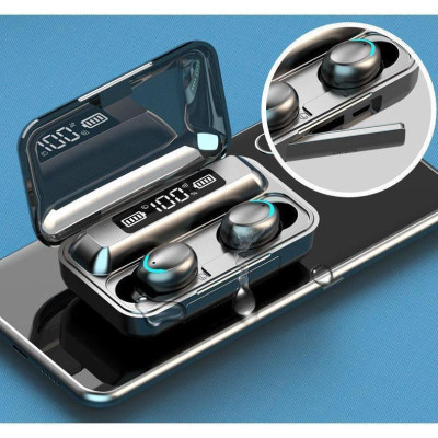 Tai Nghe Bluetooth TWS F9 Pro V5.1 Có LCD