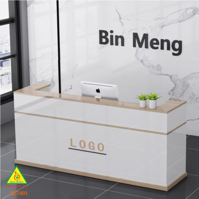 QUẦY LỄ TÂN, QUẦY TIẾP TÂN, QUẦY TÍNH TIỀN, QUẦY THU NGÂN QTT401 - Nội thất lắp ráp Viễn Đông Adv