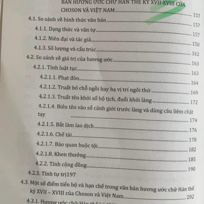 Nghiên cứu văn bản hương ước Choson thế kỷ XVII - XVIII và so sánh với hương ước Việt Nam cùng thời kỳNghiên cứu văn bản hương ước Choson thế kỷ XVII - XVIII và so sánh với hương ước Việt Nam cùng thời kỳ