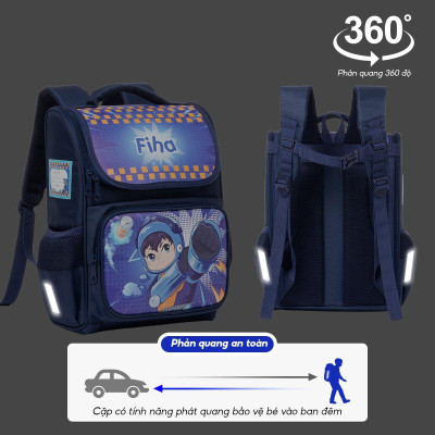 Ba Lô Chống Gù Dasi Siêu Nhẹ - Thiên Long BP-022/AK - Màu Xanh Biển