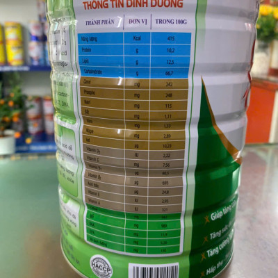 Sữa bột GIGO Gain Plus 900g Giải pháp tăng cân, thích hợp cho người gầy, biếng ăn