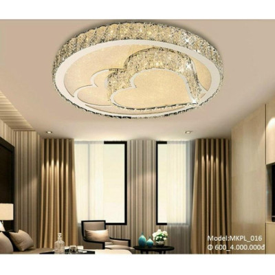 MKPL 6 mẫu - Đèn mâm áp trần phale chuẩn K9 tô điểm phòng khách, đèn tô điểm trần phong thái bắc âu DT