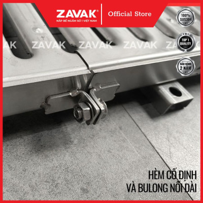Rãnh Thoát Nước Inox 304 ZAVAK Grating GRT-AX157 inox 304 (modun 1.2m)