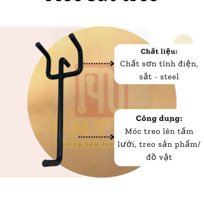 COMBO 01/05/10 MÓC SẮT CÀI TẤM LỖ 3 CHÂN - LỚP SƠN TĨNH ĐIỆN - THANH TREO DỤNG CỤ