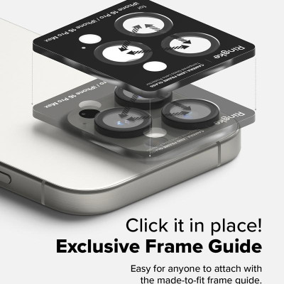 [Combo 2] Dán camera cho iPhone 16 Pro Max / iPhone 16 Pro / 16 Plus / 16 RINGKE Camera Lens Frame Glass - Hàng Chính Hãng