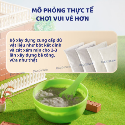 Đồ chơi lắp ráp khối xây dựng mô phỏng mini Mideer My First Building, đồ chơi nhập vai kĩ sư cho bé