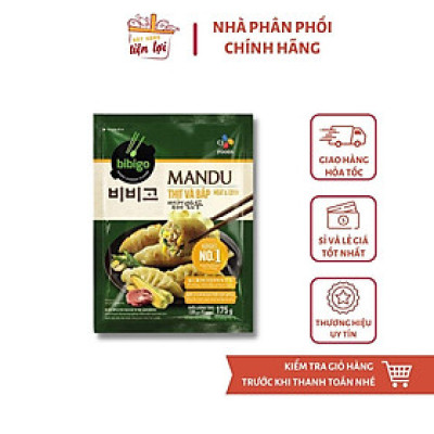 Bánh Mandu CJ Bibigo Nhân Thịt/ Hải Sản/ Thịt và Bắp gói 175g - 350g