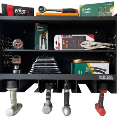 Tủ dụng cụ treo tường màu đen