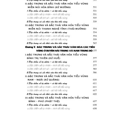 Đặc Trưng Và Sắc Thái Văn Hóa Vùng - Tiểu Vùng Ở Việt Nam