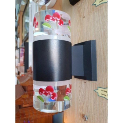 Ảnh thật - Đèn tường 2 đầu hình quả táo, đèn tô điểm phòng ngủ, đèn cầu thang, đèn ban công, đèn phale DT