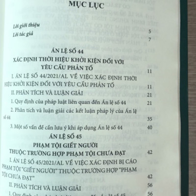Án lệ Việt Nam – Phân tích và luận giải (Tập 2: từ án lệ 44 đến án lệ 70) – tái bản lần thứ nhất