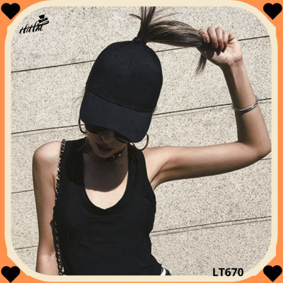 Nón kết trơn, mũ lưỡi trai trơn đơn giản cho cả nam và nữ - LT670
