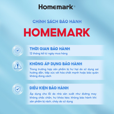 Tấm bảo vệ nệm chống thấm nước Homemark - 4 lớp bảo vệ đệm tuyệt đối, ngăn bụi bẩn, dễ vệ sinh