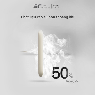 Đệm Mông 2 Mùa, Gối Ngồi Cao Su Non Thoáng Khí, Đệm Lót Ghế Văn Phòng, Xe Hơi, Ô Tô - Sairui