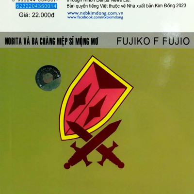 Doraemon Truyện Dài - Tập 14 - Nobita Và Ba Chàng Hiệp Sĩ Mộng Mơ (Tái Bản 2023)