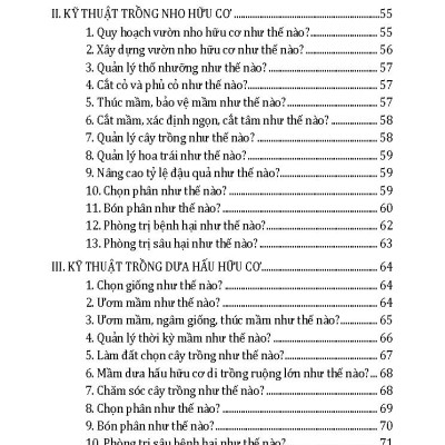  Kỹ Thuật Trồng Cây Ăn Trái Và Cây Lương Thực Hữu Cơ (Tái bản 2024)