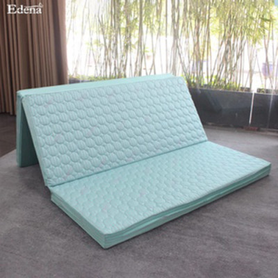 Nệm Bông Ép Gấp 3 Chần Gòn Edena EDCG1410 (140 x 195 x 10 cm) - Màu Ngẫu Nhiên