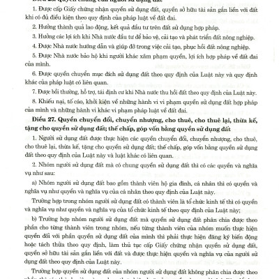 Luật Đất Đai Năm 2024 Và Các Văn Bản Hướng Dẫn Thi Hành 