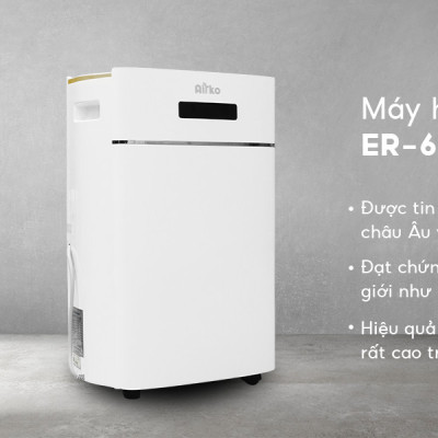Máy hút ẩm gia dụng chính hãng Dorosin Airko 630E (80m2)/Công suất hút ẩm 30 lít /ngày/ Cảm ứng điện tử thông minh
