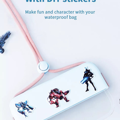 Túi chống nước waterproof cao cấp cho điện thoại 6.9 inch trở xuống chuẩn chống nước IPx8 hiệu WIWU